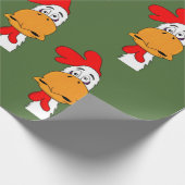 Hahnentwurfs-Packpapier Geschenkpapier (Ecke)