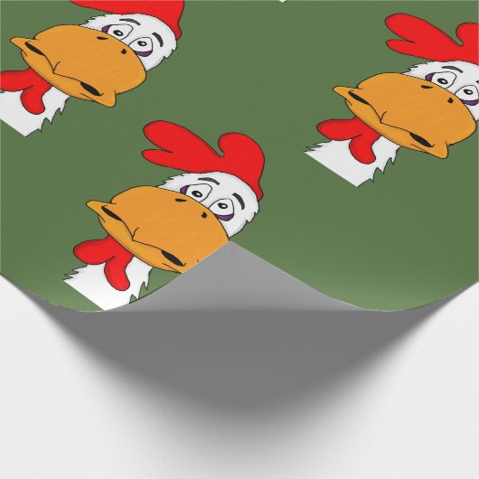 Hahnentwurfs-Packpapier Geschenkpapier (Ecke)