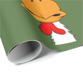 Hahnentwurfs-Packpapier Geschenkpapier (Rolleneckpunkt)