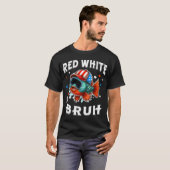 Hahnfischflagge T-Shirt (Vorne ganz)