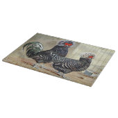 Hahnhunde aus niedlichem Land Schneidebrett (Ecke)