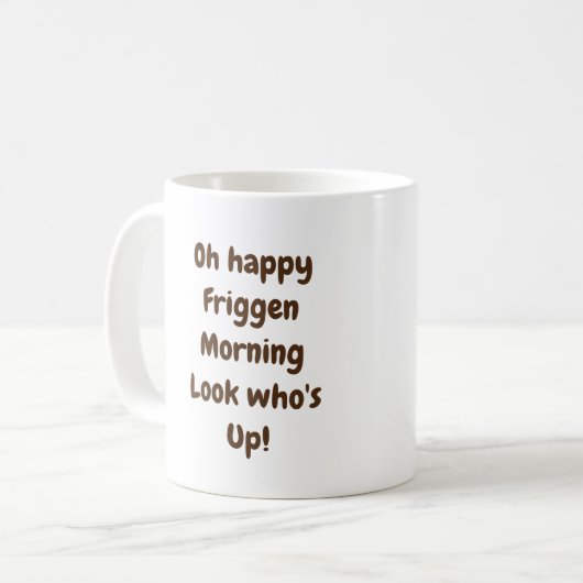 HahnKaffeetasse, Tasse, Huhn, Spaß Kaffeetasse (Vorderseite Links)