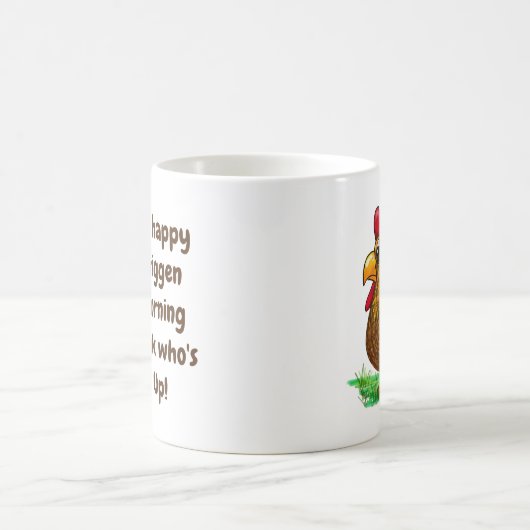 HahnKaffeetasse, Tasse, Huhn, Spaß Kaffeetasse (Mittel)