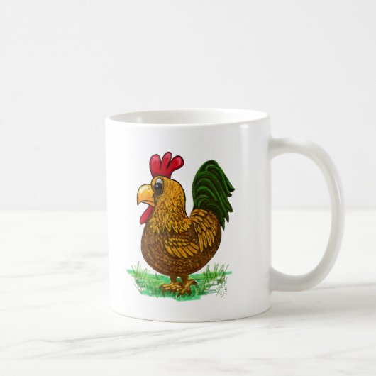 HahnKaffeetasse, Tasse, Huhn, Spaß Kaffeetasse (Rechts)