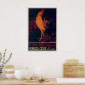 Hahnposter Drucke - Cappiello Poster (Küche)