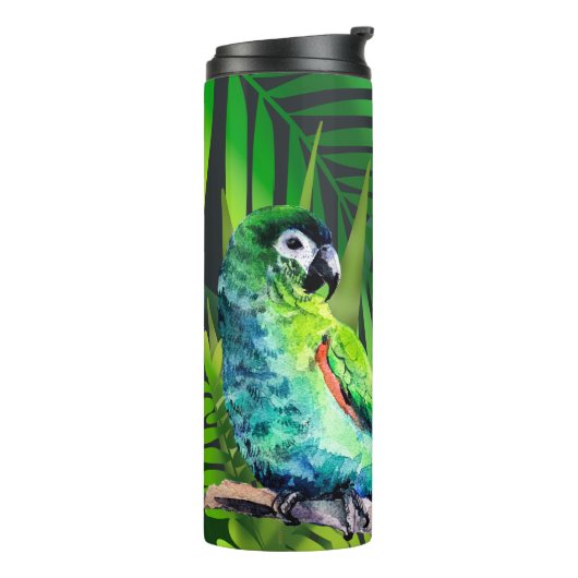 Hahn's Macaw im Dschungel Thermosbecher (Nach links gedreht)