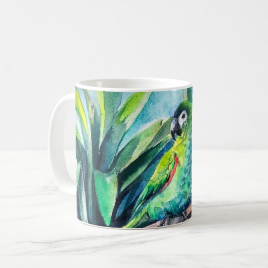Hahn's Macaw Kaffeetasse (Vorderseite Links)