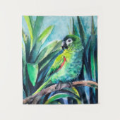 Hahn's macaw Tapestry Wandteppich (Vorderseite)