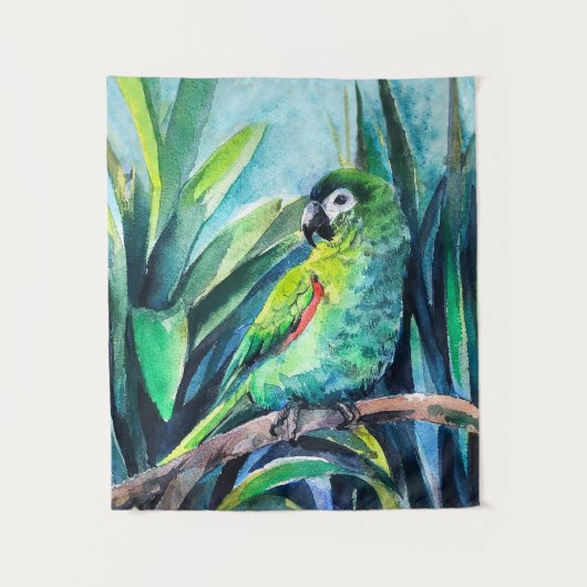 Hahn's macaw Tapestry Wandteppich (Vorderseite)