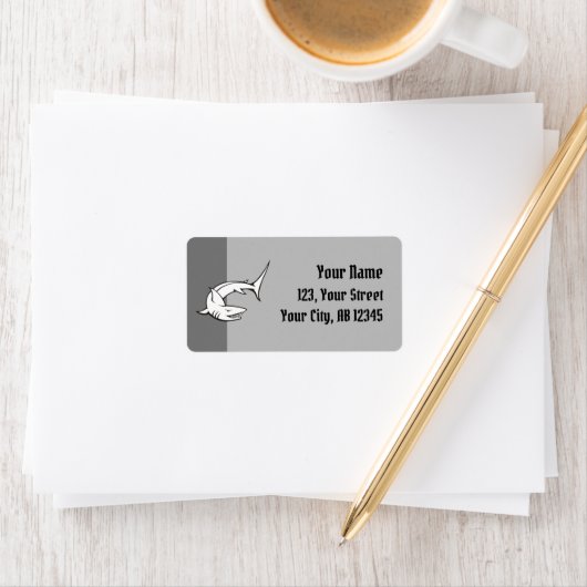 Hai Adressaufkleber (Insitu)