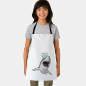 Hai als Koch mit Koch Hut Schürze (Insitu)