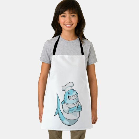 Hai als Koch mit Kochen Schürze (Insitu)