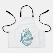 Hai als Koch mit Kochen Schürze (Vorderseite)