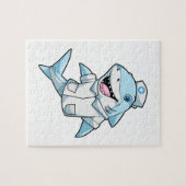 Hai als Krankenschwester mit Kittel Puzzle (Horizontal)