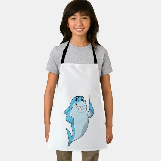 Hai als Lehrer mit Pointer Schürze (Insitu)