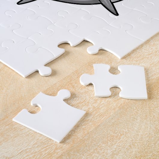 Hai als Polizeibeamte Puzzle (Seite)