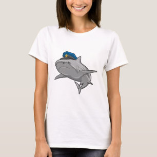 Hai als Polizeibeamte T-Shirt