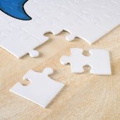 Hai als Skater mit Skateboard Puzzle (Seite)