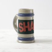 "Hai-Attack-Tasse – Mit Biss trinken!" Bierglas (Vorderseite Links)