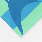 Hai-Attacken-Keule Fleecedecke (Ecke)