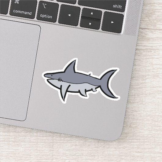 Hai Aufkleber (Detail)