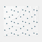 Hai-Aufmerksamkeit! Vlies-Decke Fleecedecke (Vorderseite (Horizontal))