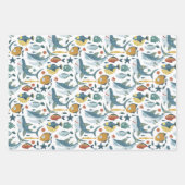Hai Baby Boy Wrapping Paper Sheets Set 3 Geschenkpapier Set (Vorderseite)