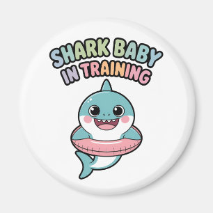 Hai-Baby in Ausbildung Kinder Magnet