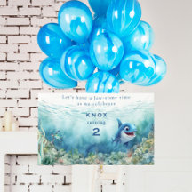 Hai-Backen Geburtstagsparty Begrüßungszeichen