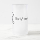 Hai bedeutet zitternd, wackelig, wackelig mattglas bierglas (Mittel)