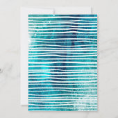 Hai befallen jedes Alter Geburtstagspartei Dankeskarte (Rückseite)