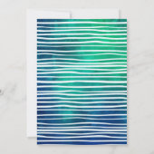 Hai befallen jedes Alter Geburtstagspartei Dankeskarte (Rückseite)