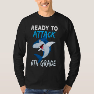 Hai bereit, 6. Klasse wieder in die Schule zu schi T-Shirt