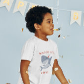 Hai Birthday Boy Pass auf Kleinkind T-shirt
