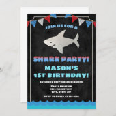 Hai Birthday Einladung Baby Shark (Vorne/Hinten)