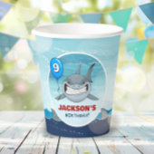 Hai Birthday Party Blue Paper Cup Pappbecher