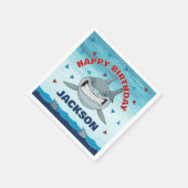 Hai Birthday Party Boys Paper Napkin Serviette (Ecke)