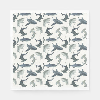 Hai Birthday Party Napkins | Beach Club Sharks Serviette