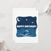 Hai Birthday Wish Karte (Vorderseite/Rückseite Beispiel)