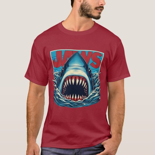 Hai Bite Jaws T-Shirt (Vorderseite)