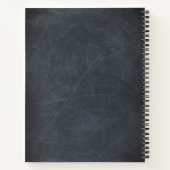 Hai Boy Navy Blau unter Wasser Notizblock (Rückseite)