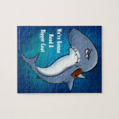 Hai braucht ein größeres Coat Funny Cartoon Puzzle (Horizontal)