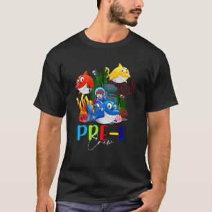 Hai-Crew vor der K-Crew zurück in die Schule T-Shirt