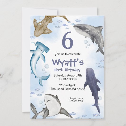 Hai, Einladung (Vorderseite)