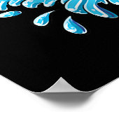 Hai essen Pizza Jawsome Men Food Lovers Sommer Poster (Ecke)