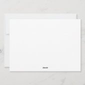 Hai Fahrradfahren mit Weihnachtsmannmütze Feiertagskarte (Rückseite)