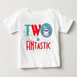 Hai Fintastic Zweiter Geburtstag Baby T-shirt