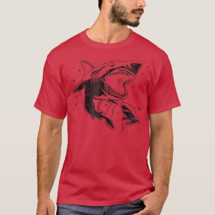 Hai Fisch Hai Lover Haie Weißer Hai T-Shirt