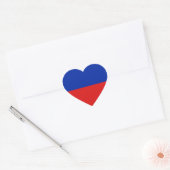 Hai Flag Heftsticker Herz-Aufkleber (Umschlag)