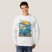Hai Flechten Muskeln Sea Life Sunshine L/S T-Shirt (Vorne ganz)